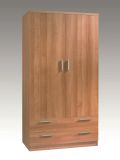 ARMARIO 2 PRT DAKOTA 2 CAJ WALNUT 100*223*50