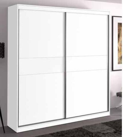 ARMARIO 2 PTAS CORRED 160 DAKOTA BLANCO160*223*60 