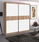 ARMARIO DAKOTA CORREDERA ROBLE RAYADO 200*223*60
