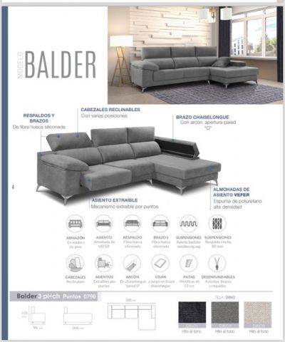CHAISSELONGUE BALDER IZQ TAP DINO 1