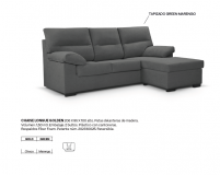 CHAISS GOLDEN REVERSIBLE GRIS MARENGO