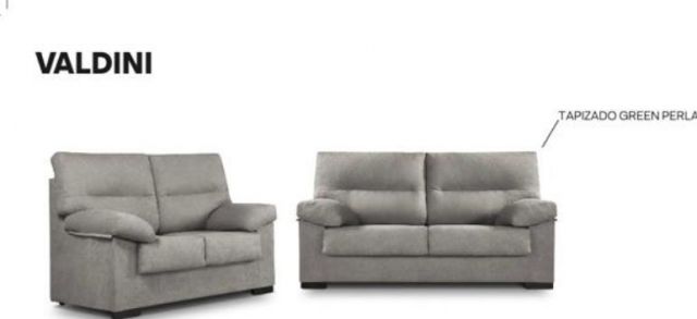 CONJUNTO 3+2 VIVALDI TAP.GRIS