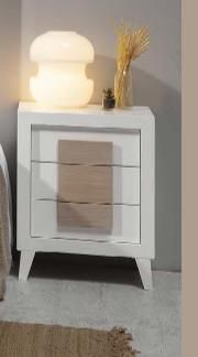 MESITA LEVANTE 3 CAJONES BL 50*67*40 4P