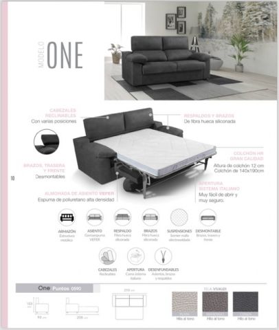 SOFA CAMA ITALIANO ONE TAP VIVALDI MARENGO